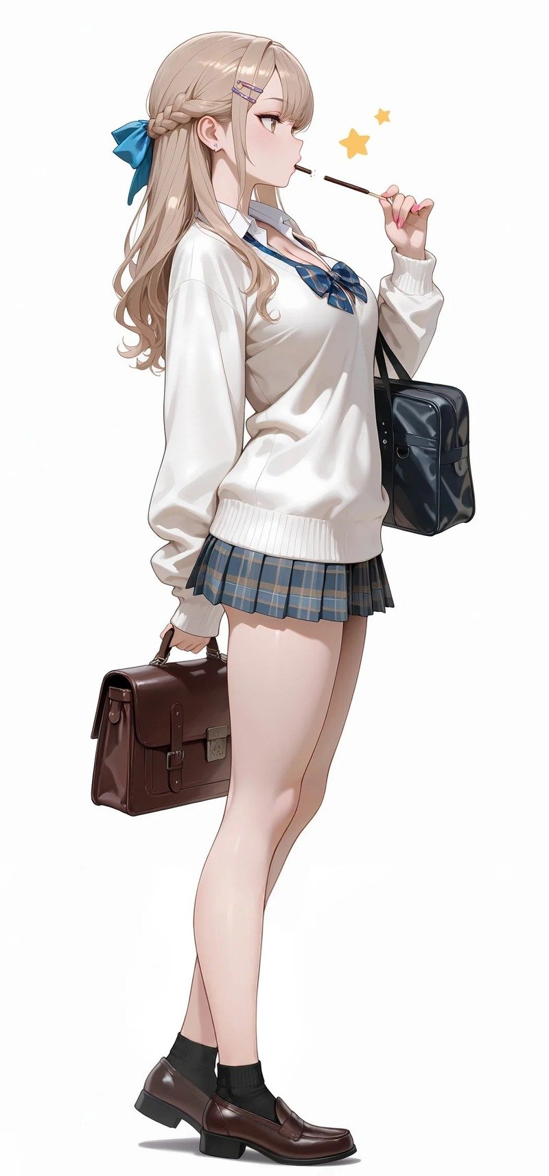 gái anime mặc váy ngắn 24