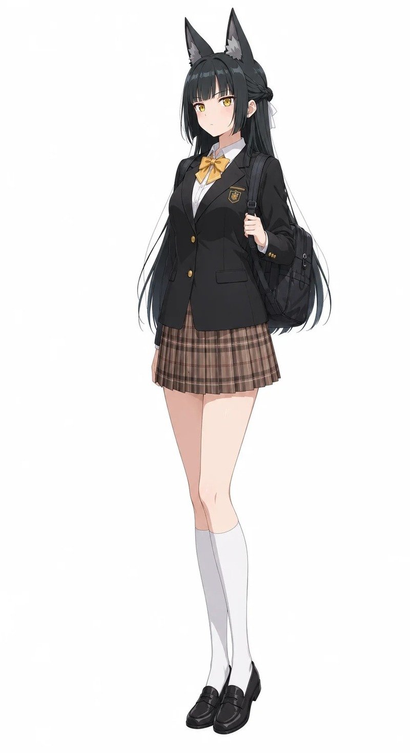 gái anime mặc váy ngắn 25
