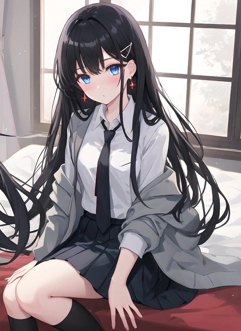 gái anime mặc váy ngắn 3