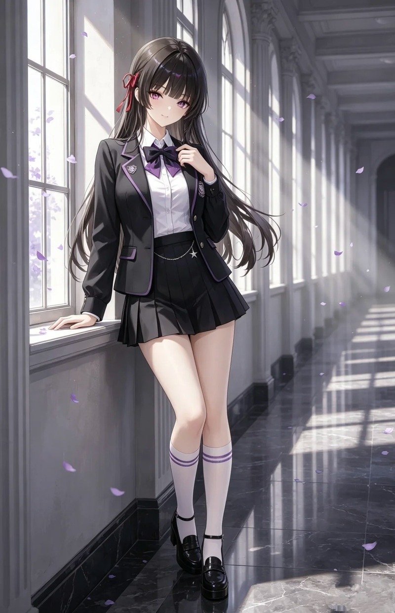 gái anime mặc váy ngắn 7