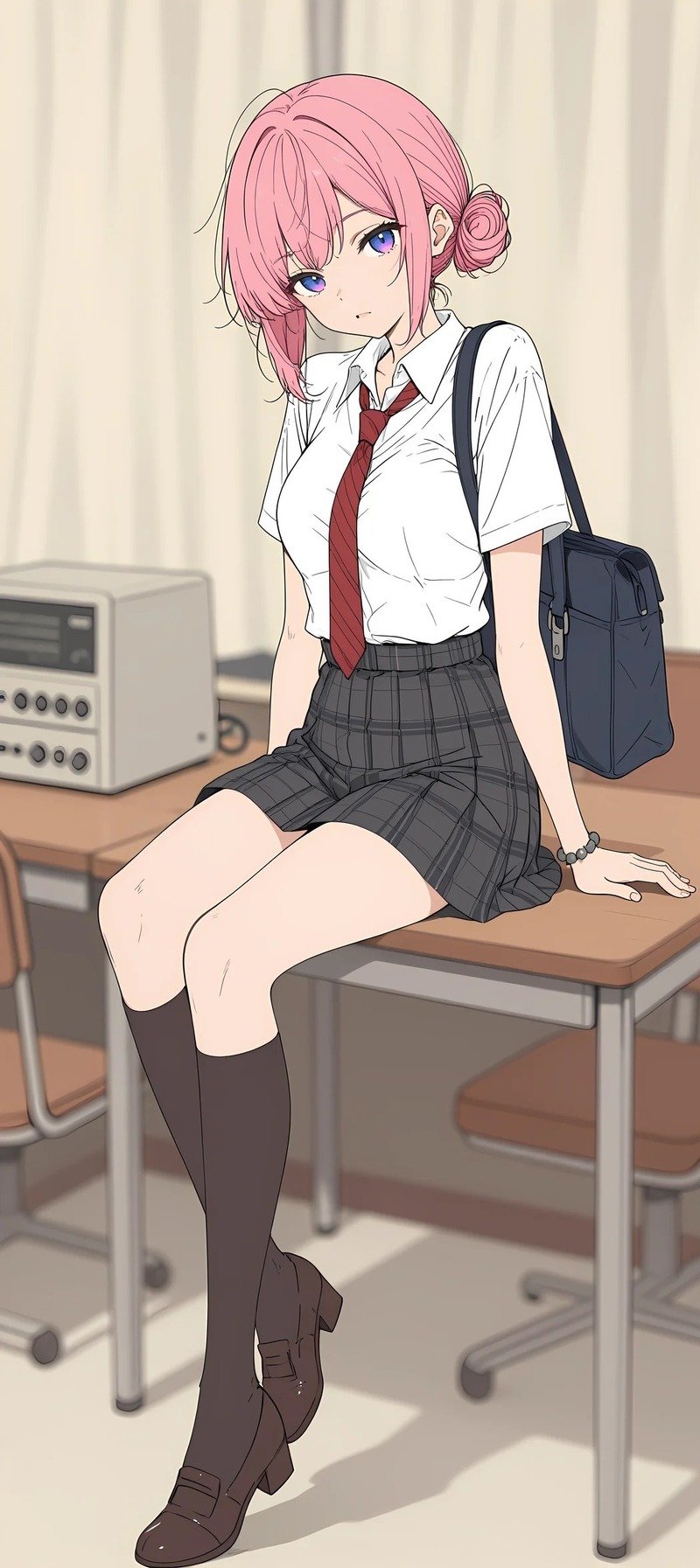 gái anime mặc váy ngắn 9