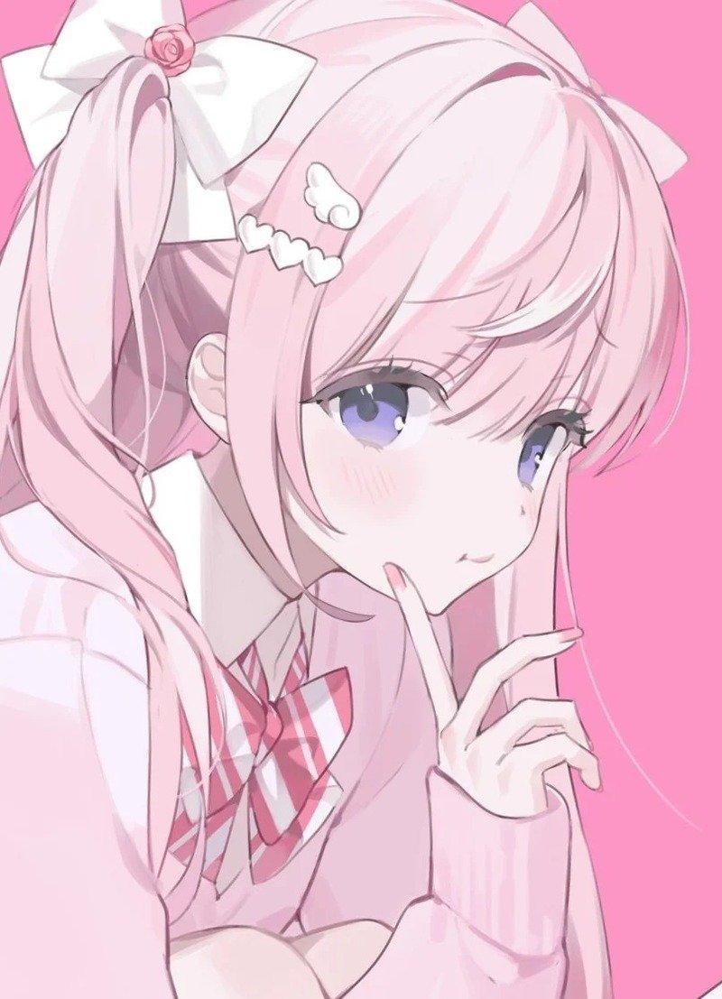 gái xinh anime mặc pinky 10