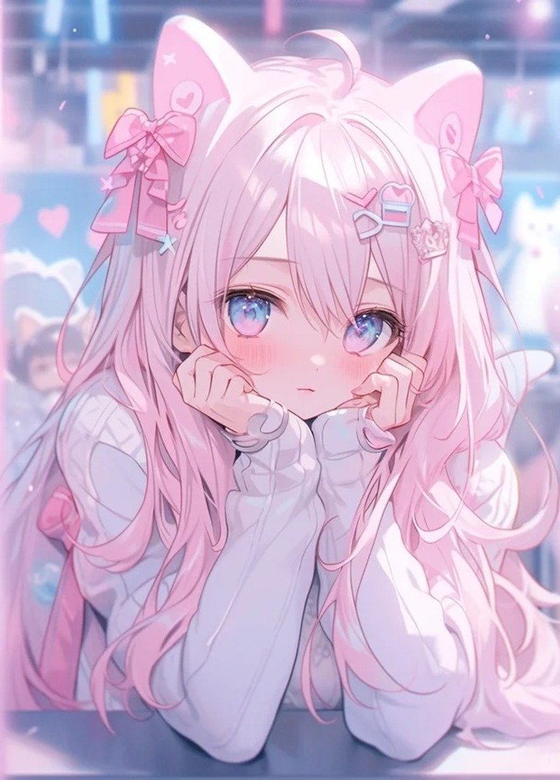 gái xinh anime mặc pinky 19