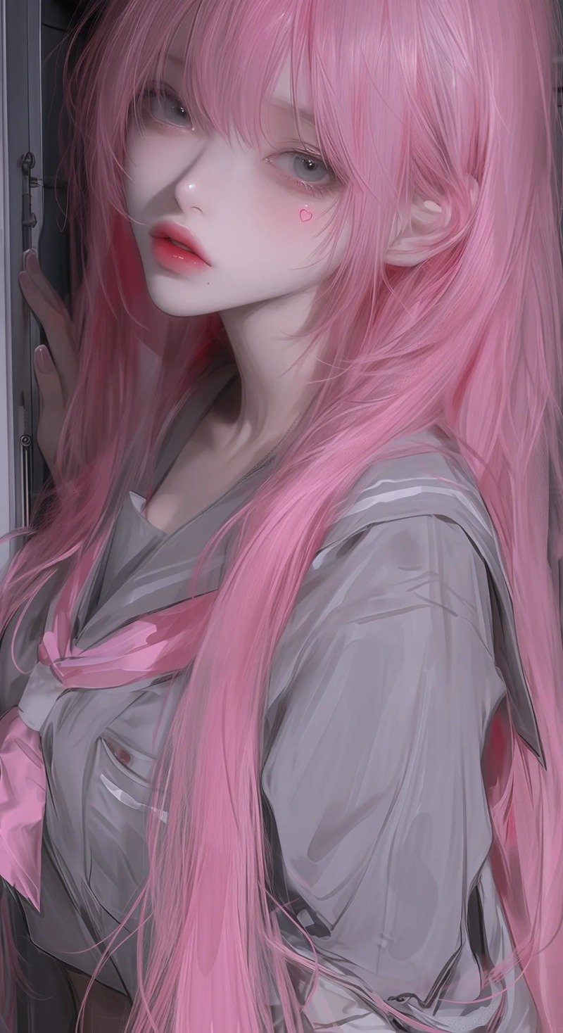 gái xinh anime mặc pinky 24