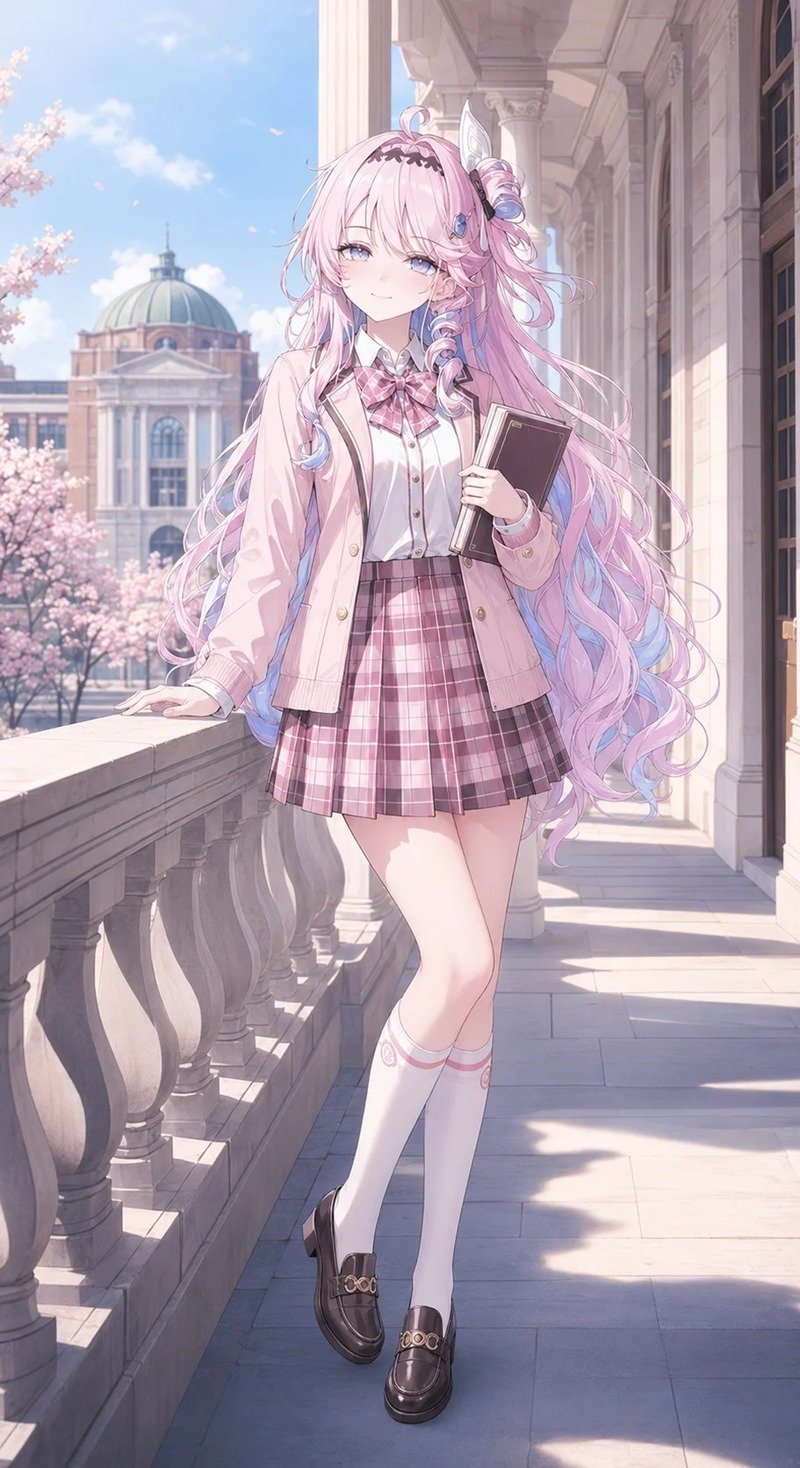 gái xinh anime mặc pinky 28