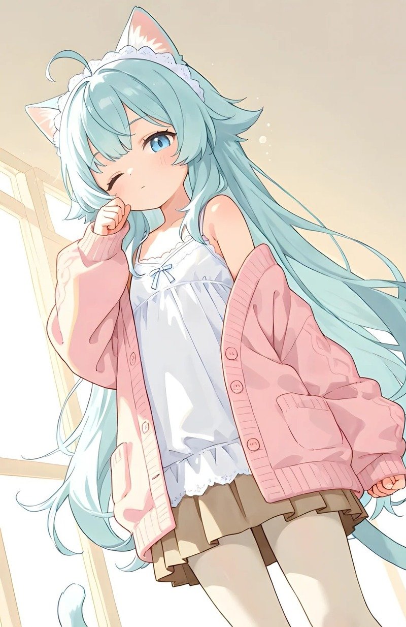 gái xinh anime mặc pinky 5