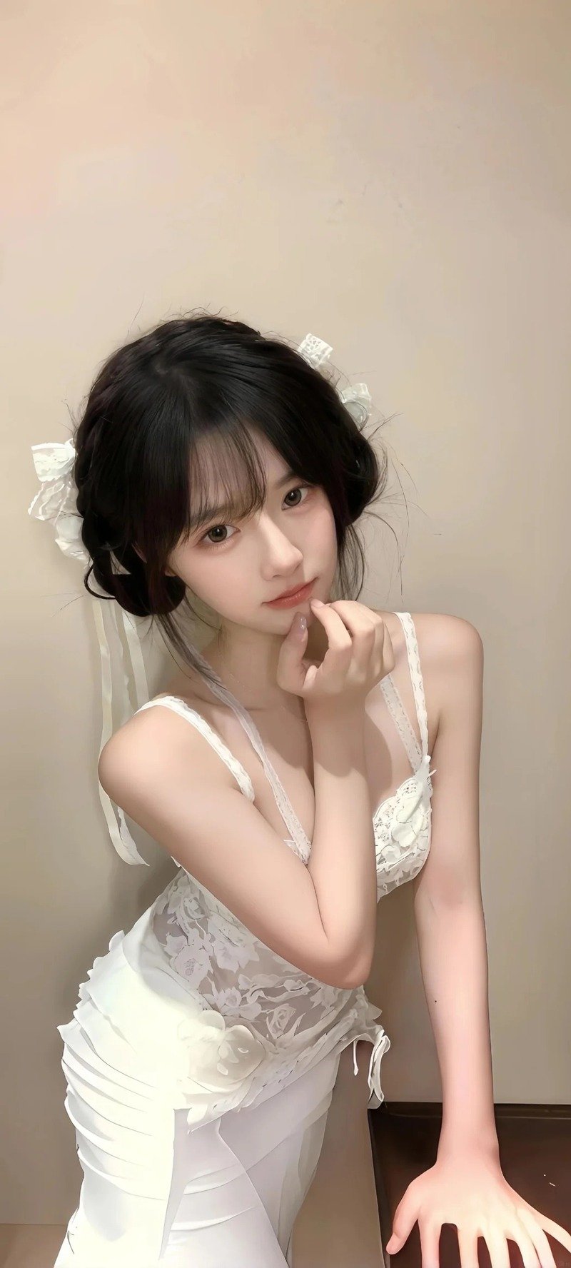 gái xinh mặc đồ ren 1