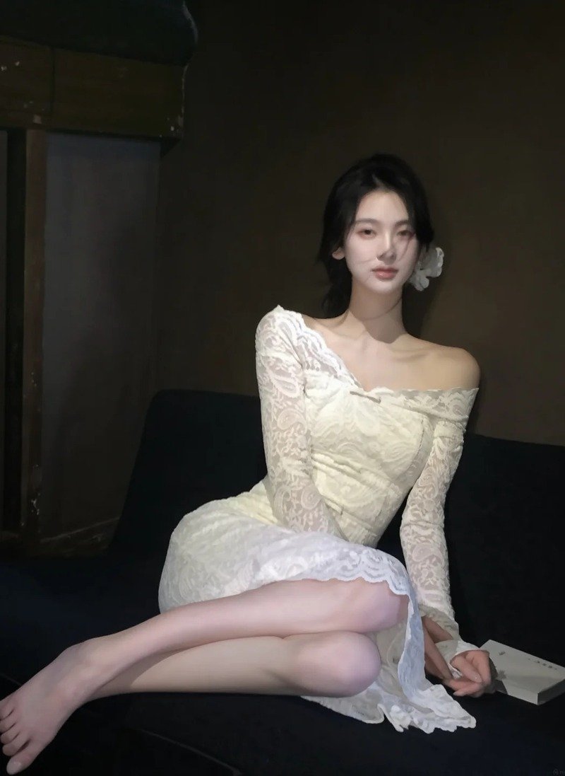 gái xinh mặc đồ ren 17