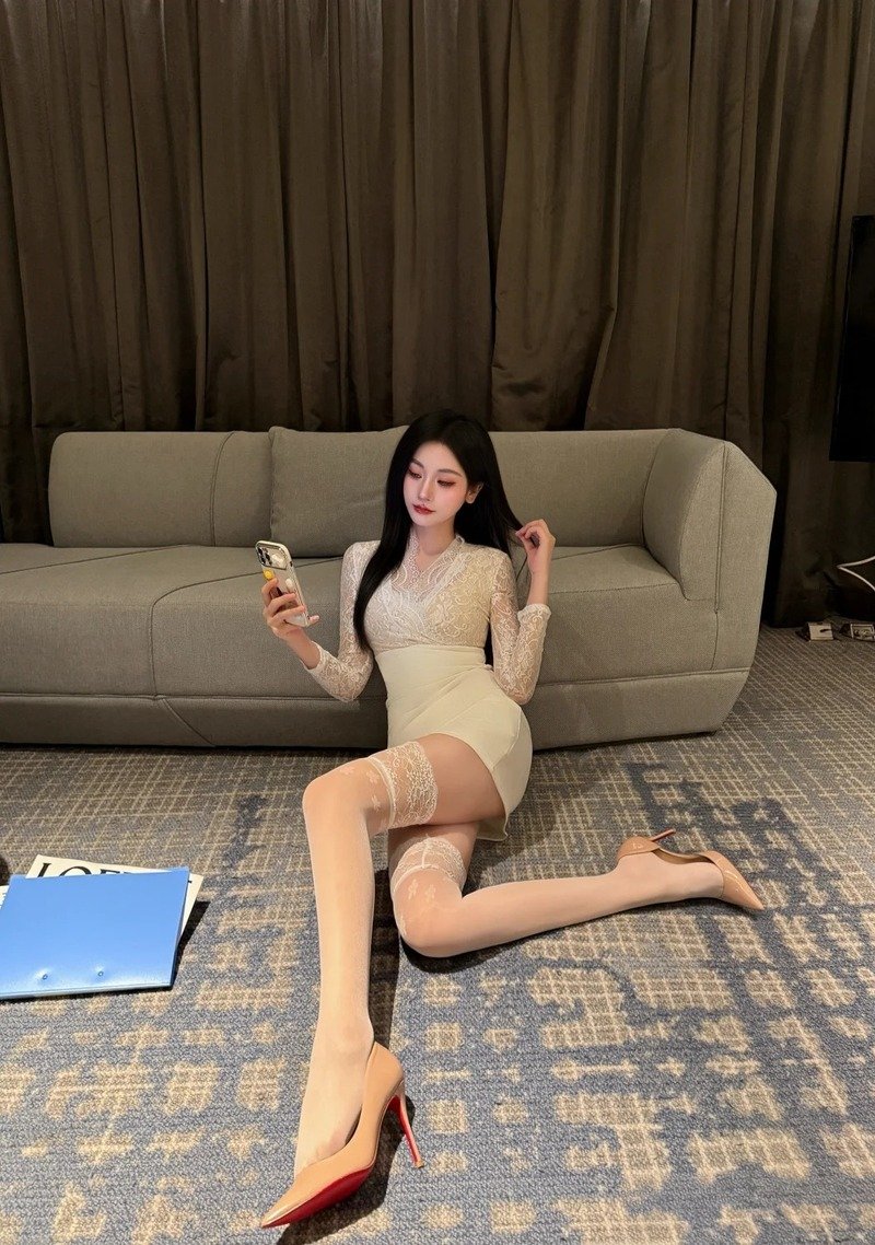 gái xinh mặc đồ ren 4