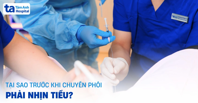 Giải thích tầm quan trọng của việc nhịn tiểu trước thủ thuật y khoa