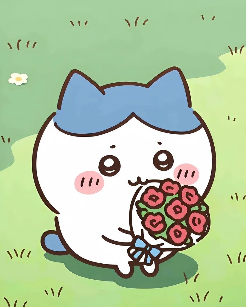 Tạo hình Hachiware cute với vẻ ngoài trong sáng và vui nhộn