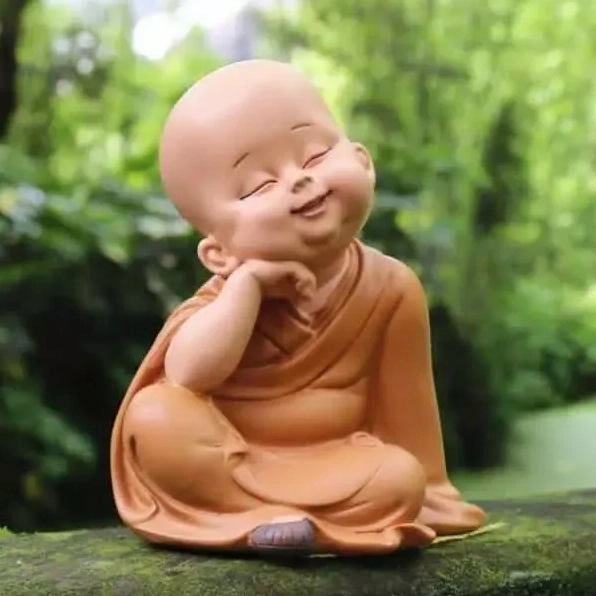 Hình ảnh chú tiểu đẹp, mang đến sự yên bình