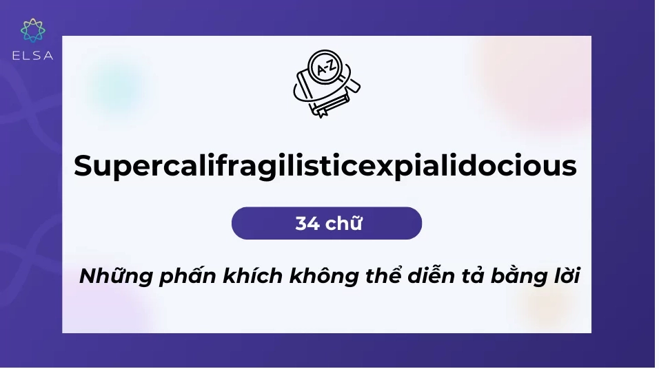 Hình ảnh minh họa từ tiếng Anh miêu tả sự phấn khích không thể diễn tả.