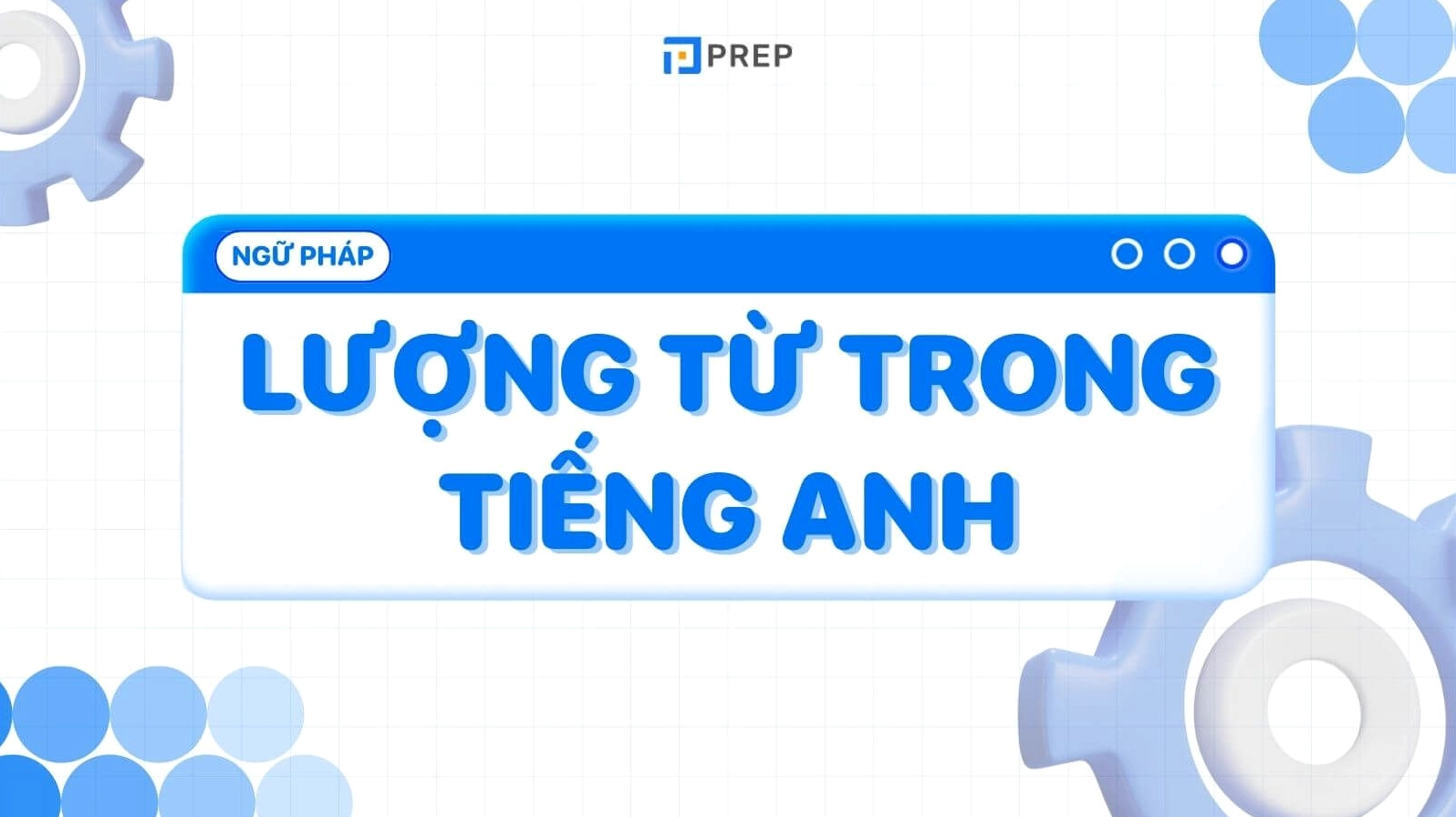Lượng từ trong tiếng Anh (Quantities)