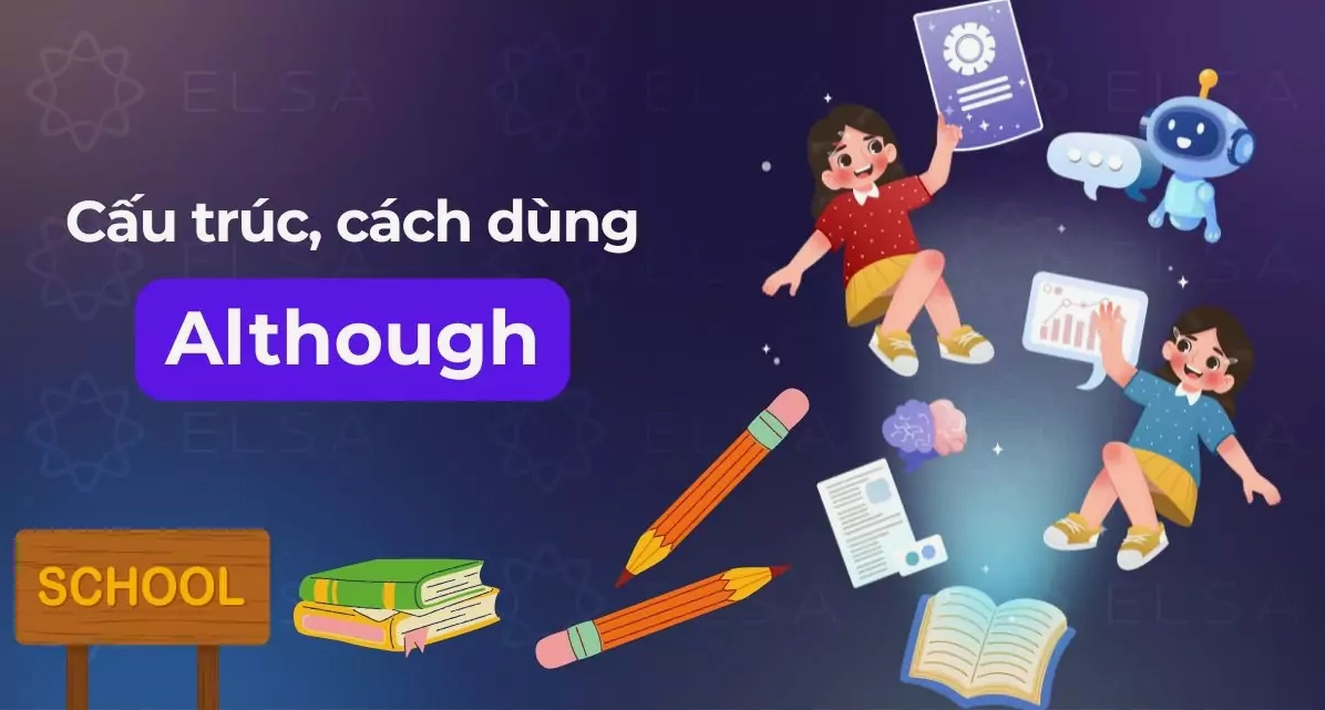 Minh họa về cấu trúc Although