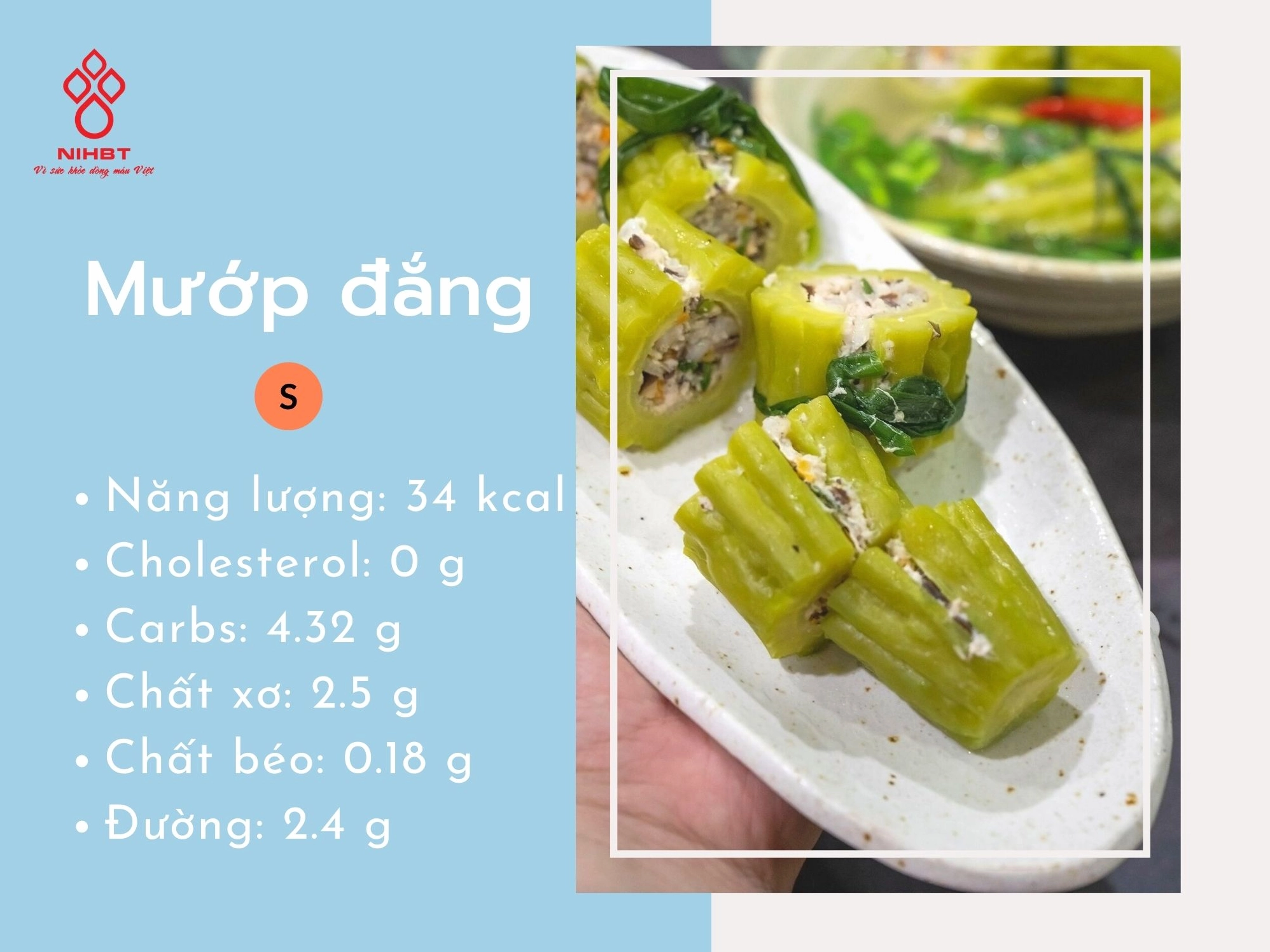 mướp đắng giảm mỡ máu