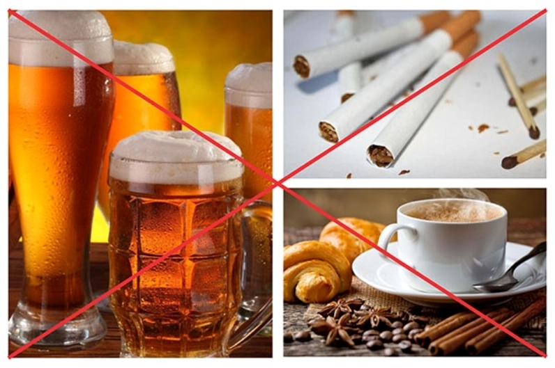 Nước dừa và các loại nước ép trái cây giúp bổ sung nước và điện giải.