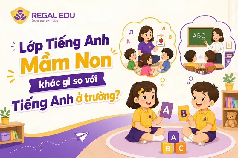 So sánh phương pháp học tiếng Anh cho trẻ mầm non