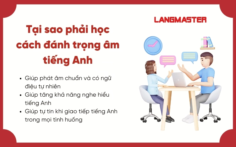 Tại sao cần học cách đánh trọng âm tiếng Anh