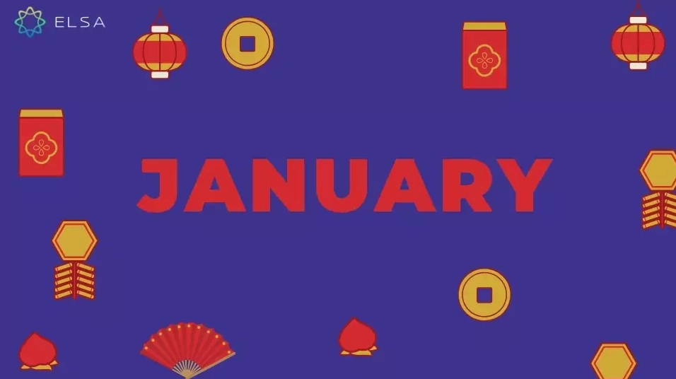 Tháng 1 tiếng Anh là January