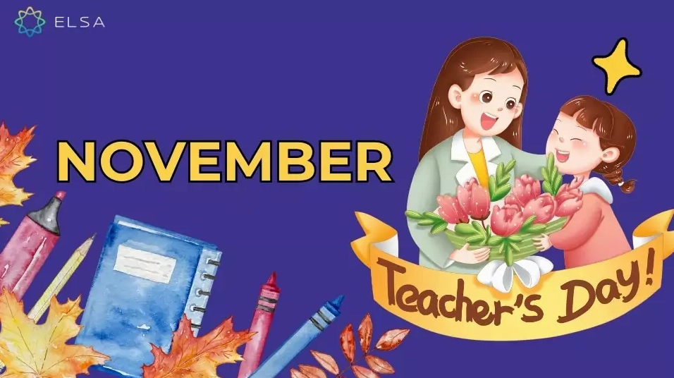 Tháng 11 tiếng Anh - November