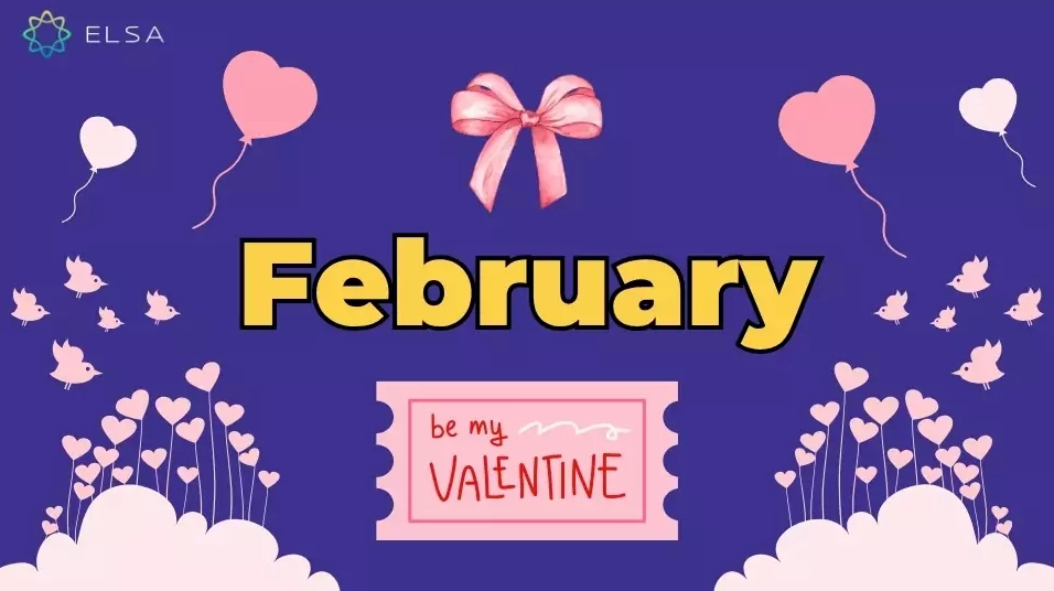 Tháng 2 tiếng Anh là February