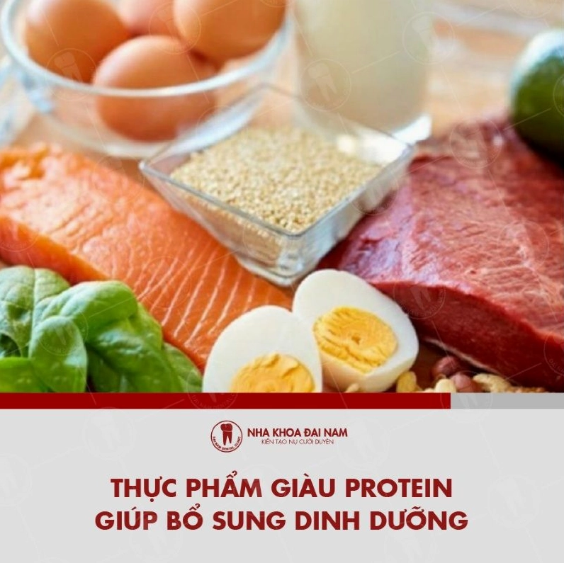 Thực phẩm giàu protein giúp tái tạo mô