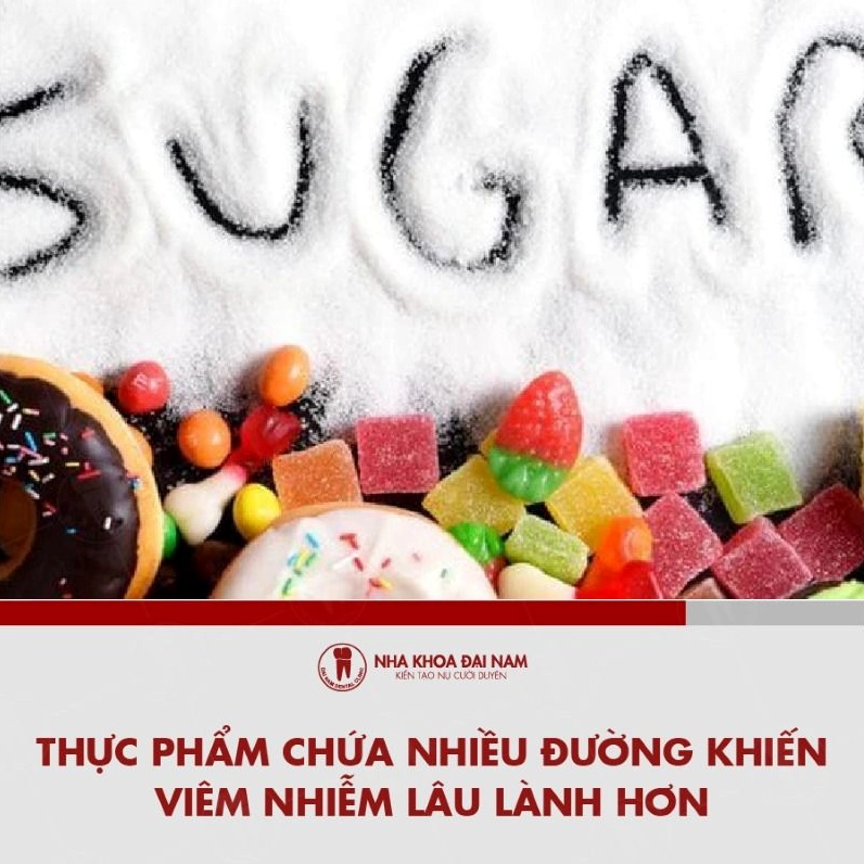 Thực phẩm nhiều đường tạo môi trường thuận lợi cho vi khuẩn