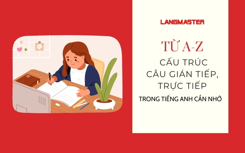 Từ A-Z cấu trúc câu gián tiếp, trực tiếp trong tiếng Anh cần nhớ