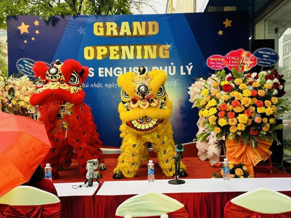 Tưng bừng khai trương AMES ENGLISH Chi nhánh Phủ Lý