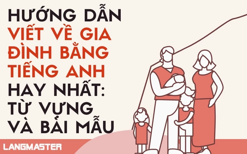 Ví dụ viết về gia đình bằng tiếng Anh có sử dụng màu sắc