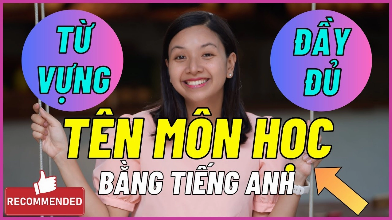 Xem cách phát âm chuẩn tên các môn học bằng tiếng Anh
